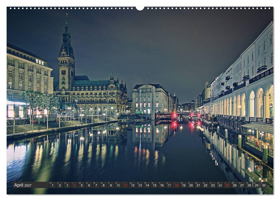 Stadt Hamburg (CALVENDO Premium Wandkalender 2027)