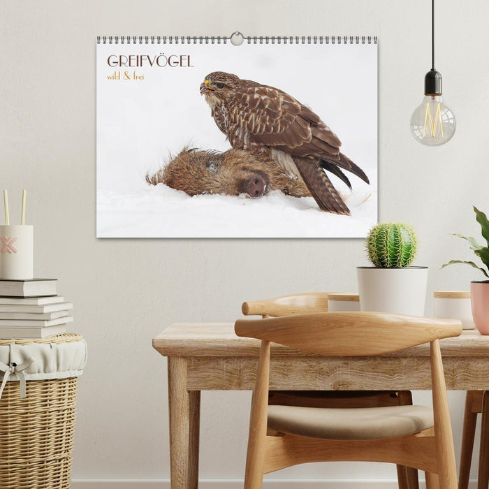 GREIFVÖGEL wild & frei (CALVENDO Wandkalender 2027)