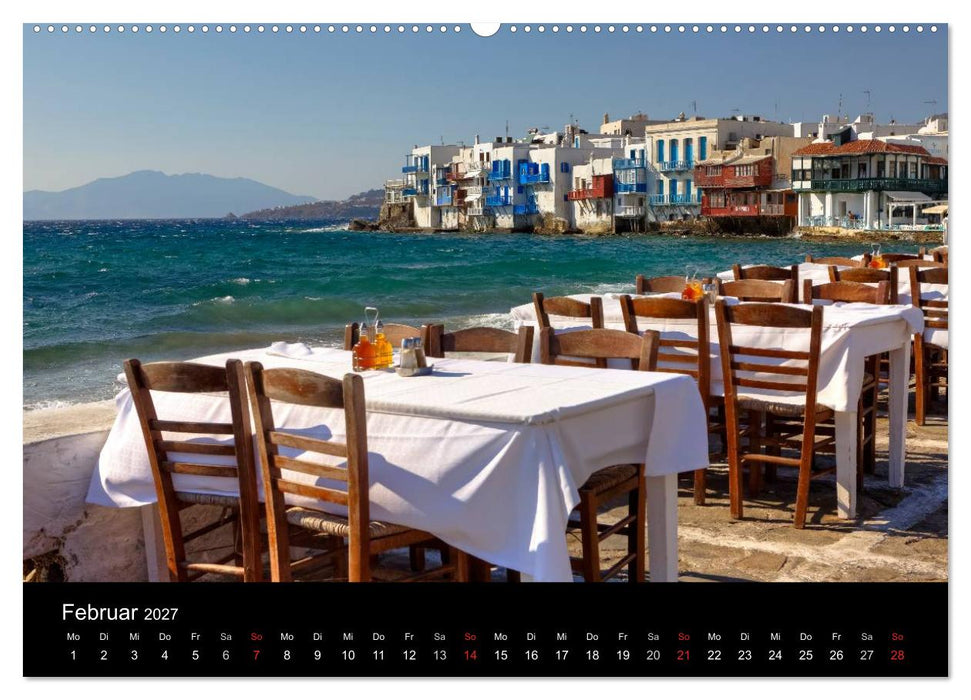 Die Kykladen (CALVENDO Premium Wandkalender 2027)