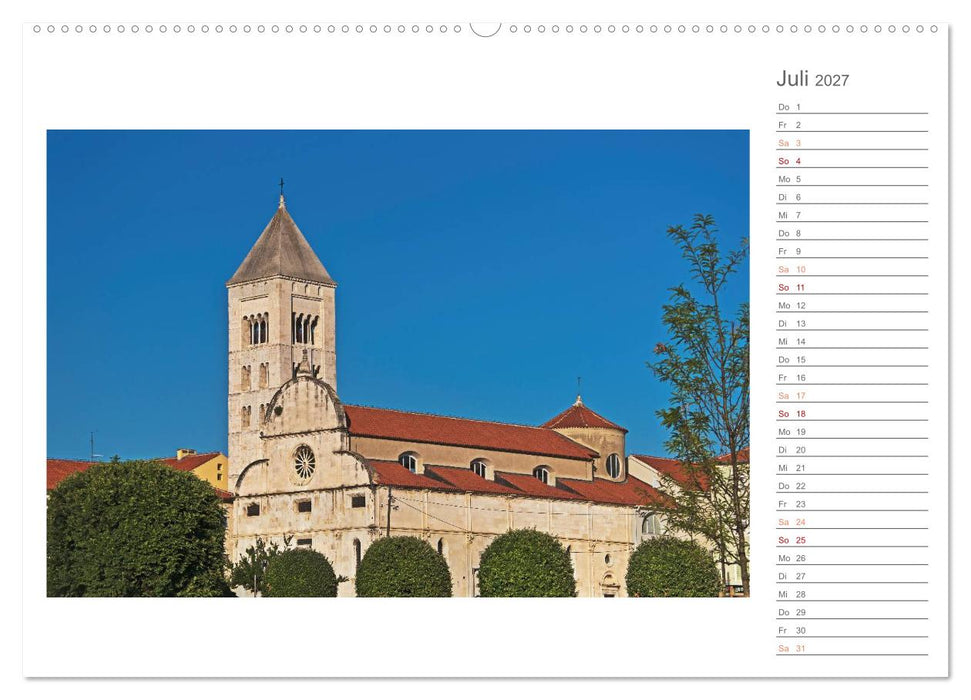 Kroatien, Terminplaner (CALVENDO Premium Wandkalender 2027)