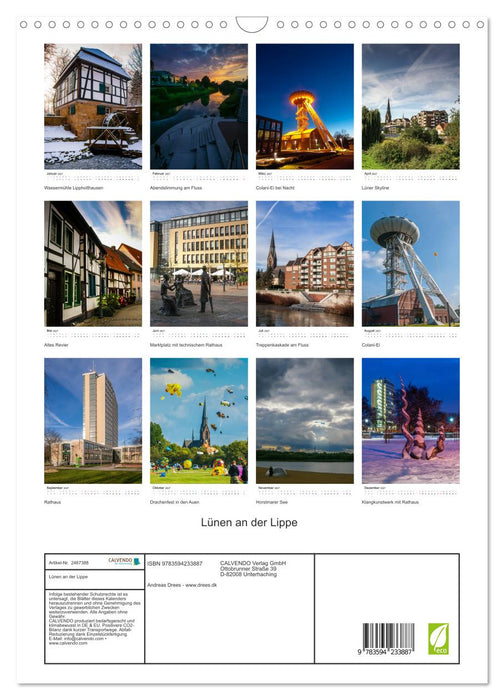 Lünen an der Lippe (CALVENDO Wandkalender 2027)