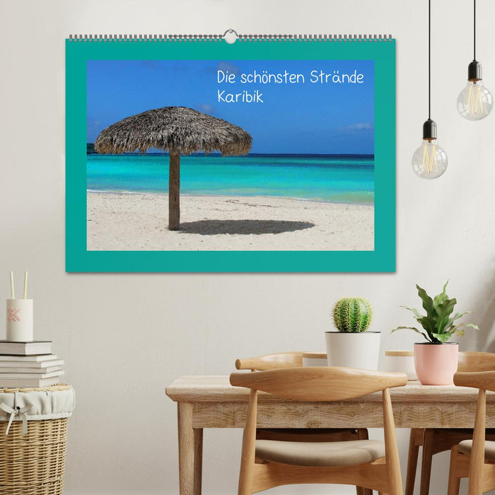 Die schönsten Strände Karibik (CALVENDO Wandkalender 2027)