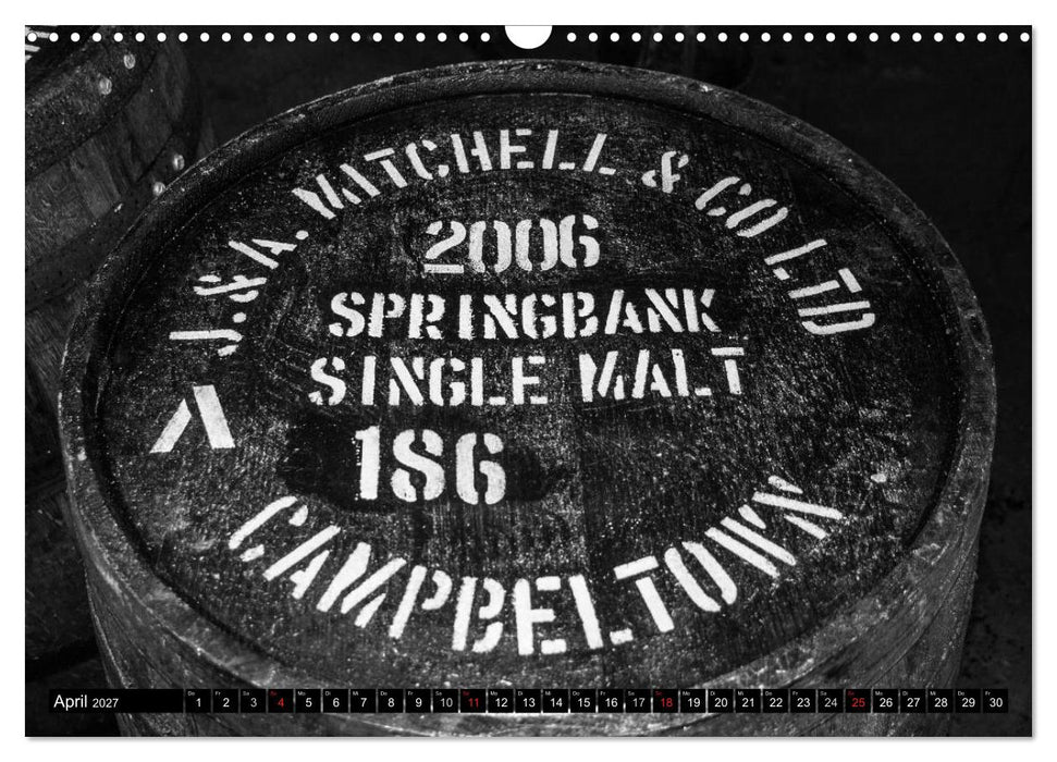 Schottischer Whisky (CALVENDO Wandkalender 2027)