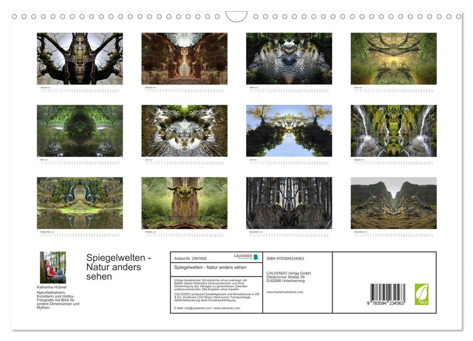 Spiegelwelten - Natur anders sehen (CALVENDO Wandkalender 2027)