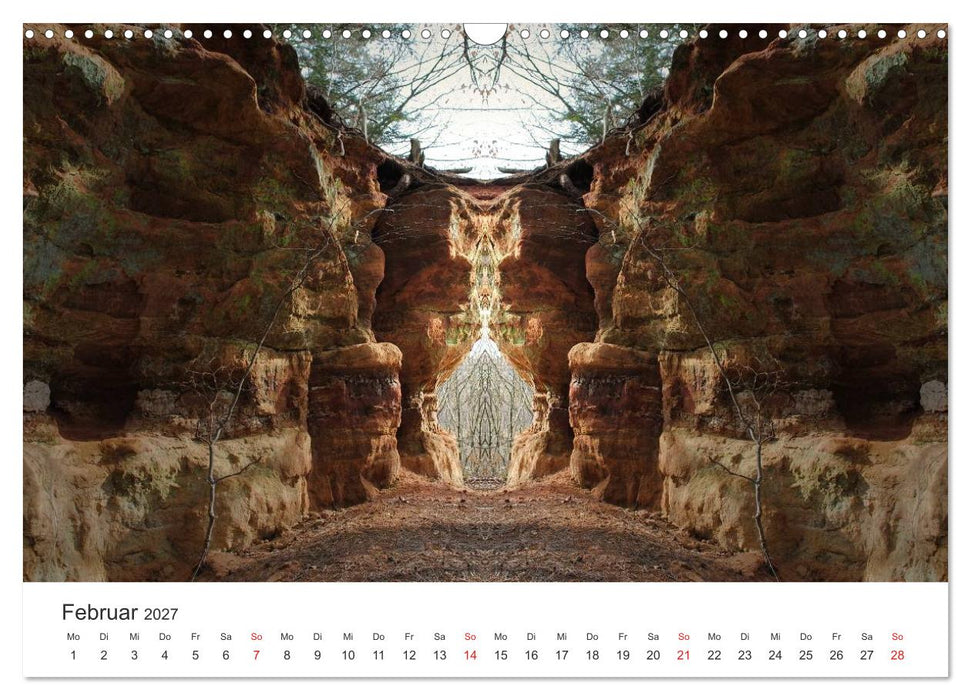 Spiegelwelten - Natur anders sehen (CALVENDO Wandkalender 2027)