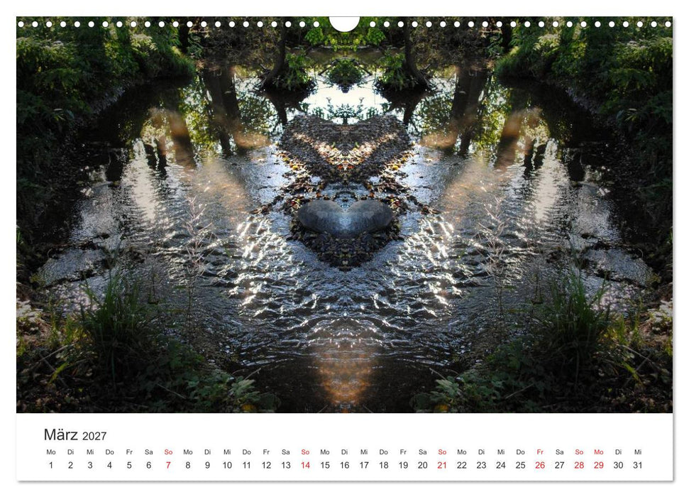 Spiegelwelten - Natur anders sehen (CALVENDO Wandkalender 2027)