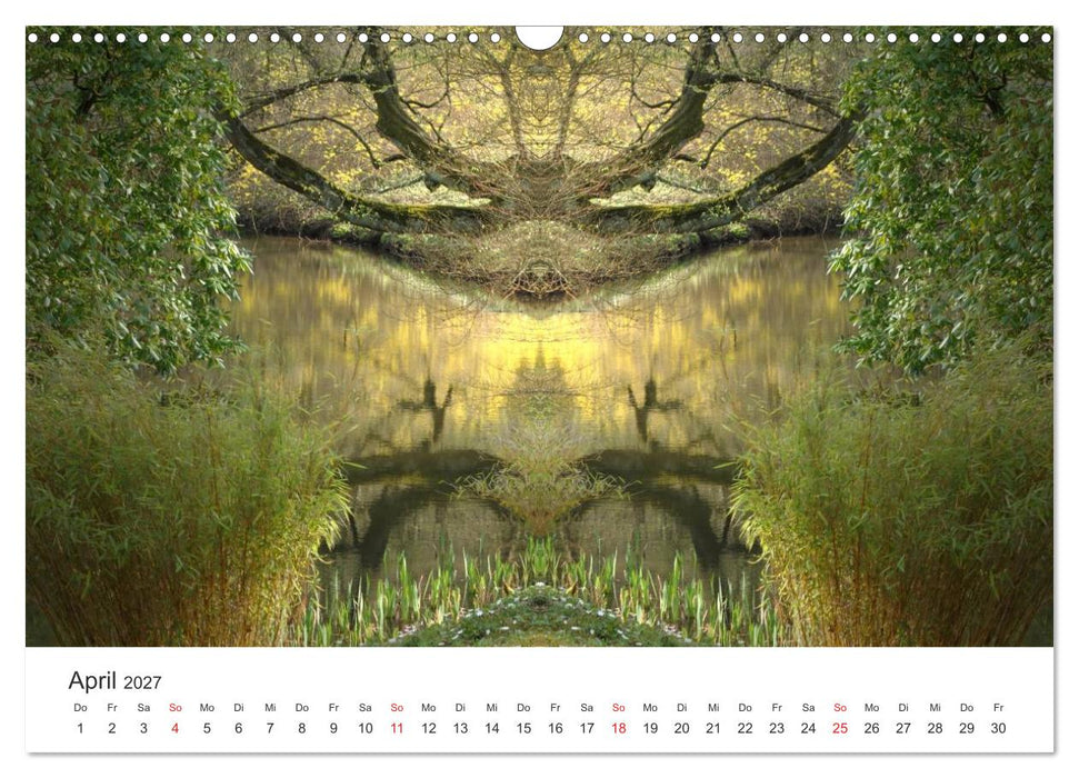 Spiegelwelten - Natur anders sehen (CALVENDO Wandkalender 2027)