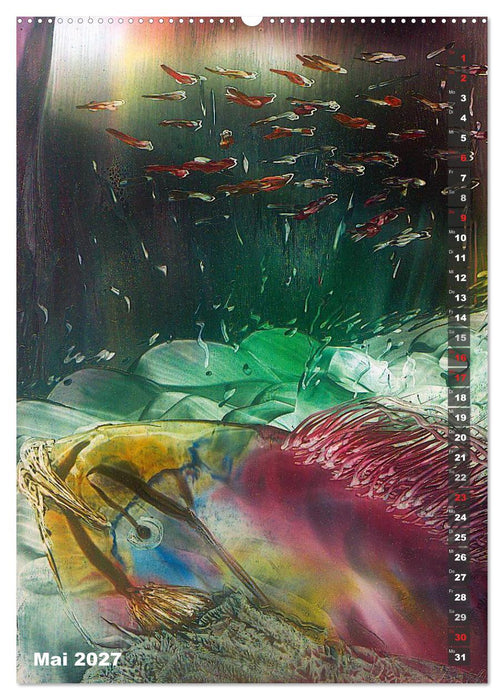 Encaustic-Malerei Kunstkalender 2027 (CALVENDO Premium Wandkalender 2027)