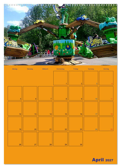 Freizeitparkmomente / Planer (CALVENDO Wandkalender 2027)
