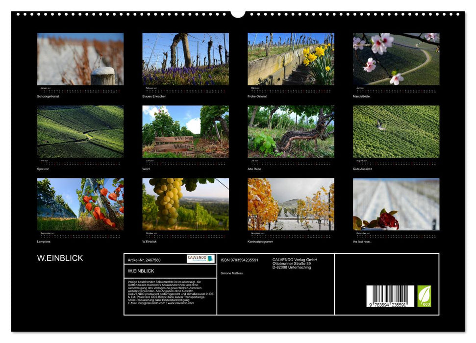 W.EINBLICK (CALVENDO Premium Wandkalender 2027)