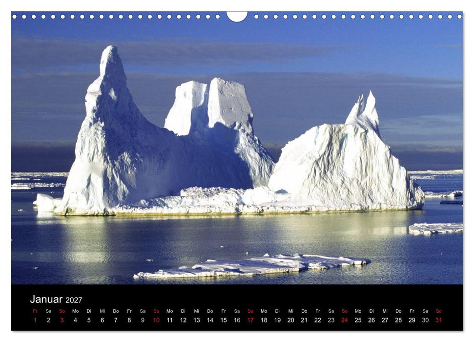 Arktis und Antarktis (CALVENDO Wandkalender 2027)
