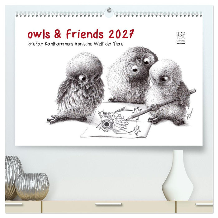 owls & friends 2027 (CALVENDO Premium Wandkalender 2027)