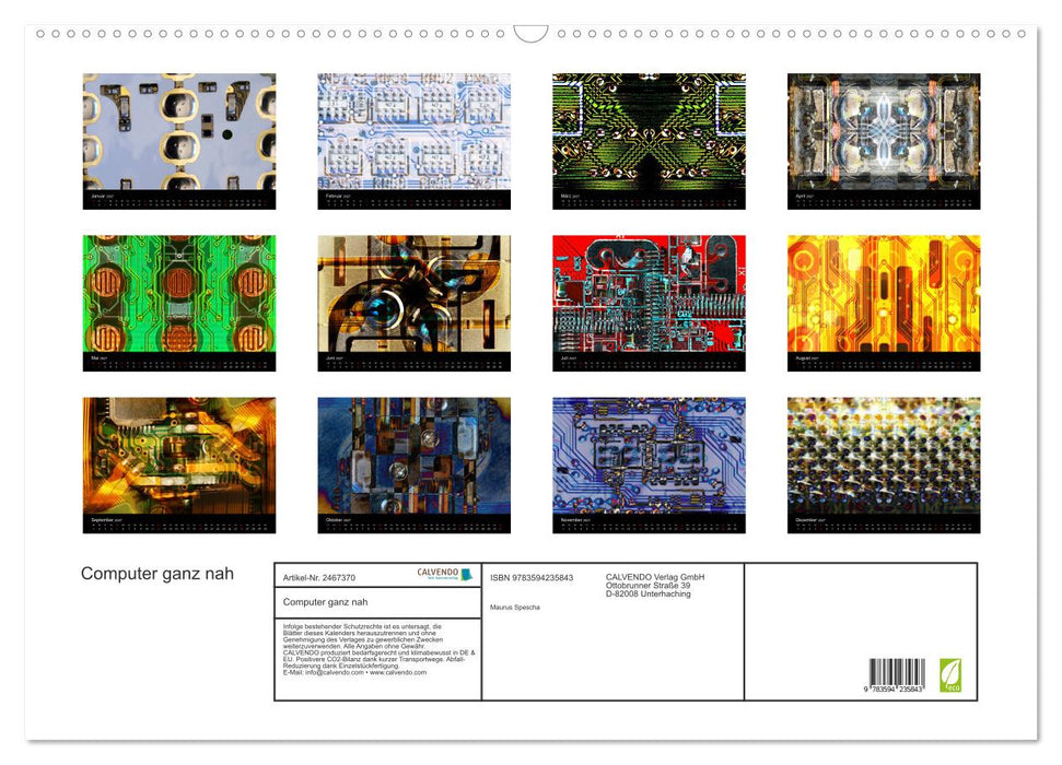 Computer ganz nah (CALVENDO Wandkalender 2027)