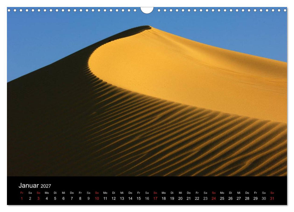 SAHARA (CALVENDO Wandkalender 2027)