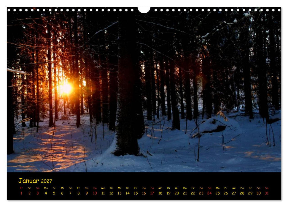 wenn die Sonne schlafen geht (CALVENDO Wandkalender 2027)