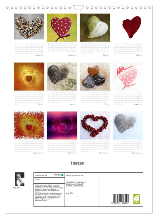 Herzen (CALVENDO Wandkalender 2027)