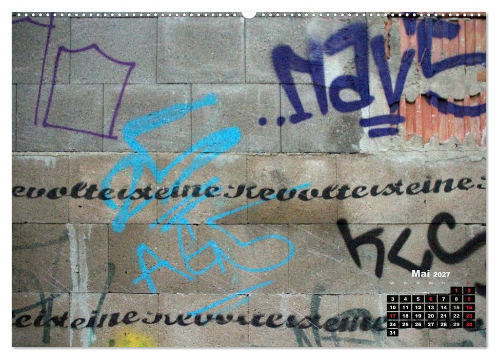 Street-Art 2027 (CALVENDO Wandkalender 2027)