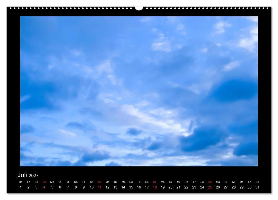 Wolkenbilder (CALVENDO Premium Wandkalender 2027)