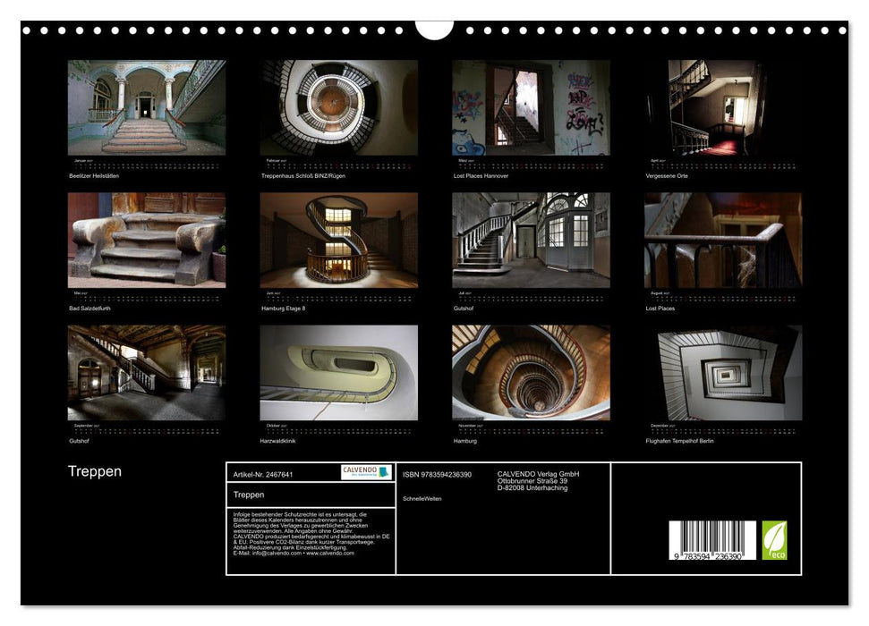 Treppen (CALVENDO Wandkalender 2027)