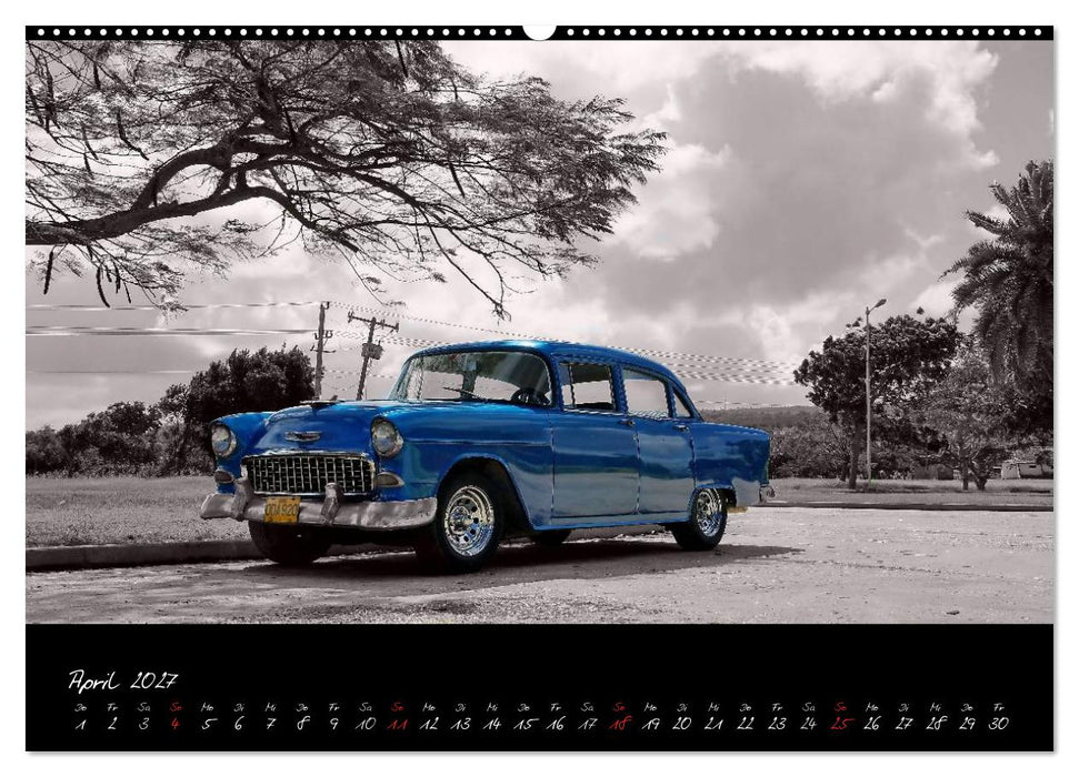 Kuba und die Oldtimer (CALVENDO Wandkalender 2027)
