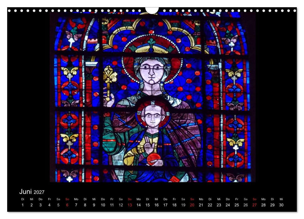 Bilder aus Licht - Notre Dame de Chartres (CALVENDO Wandkalender 2027)