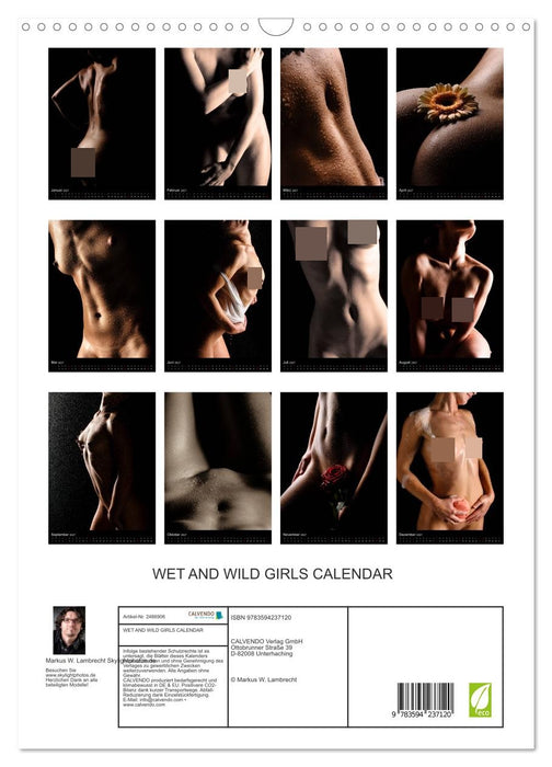 WET AND WILD GIRLS CALENDAR (CALVENDO Wandkalender 2027)