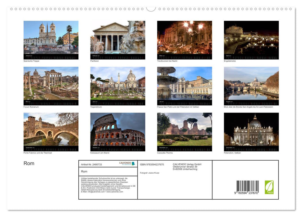 Rom (CALVENDO Premium Wandkalender 2027)