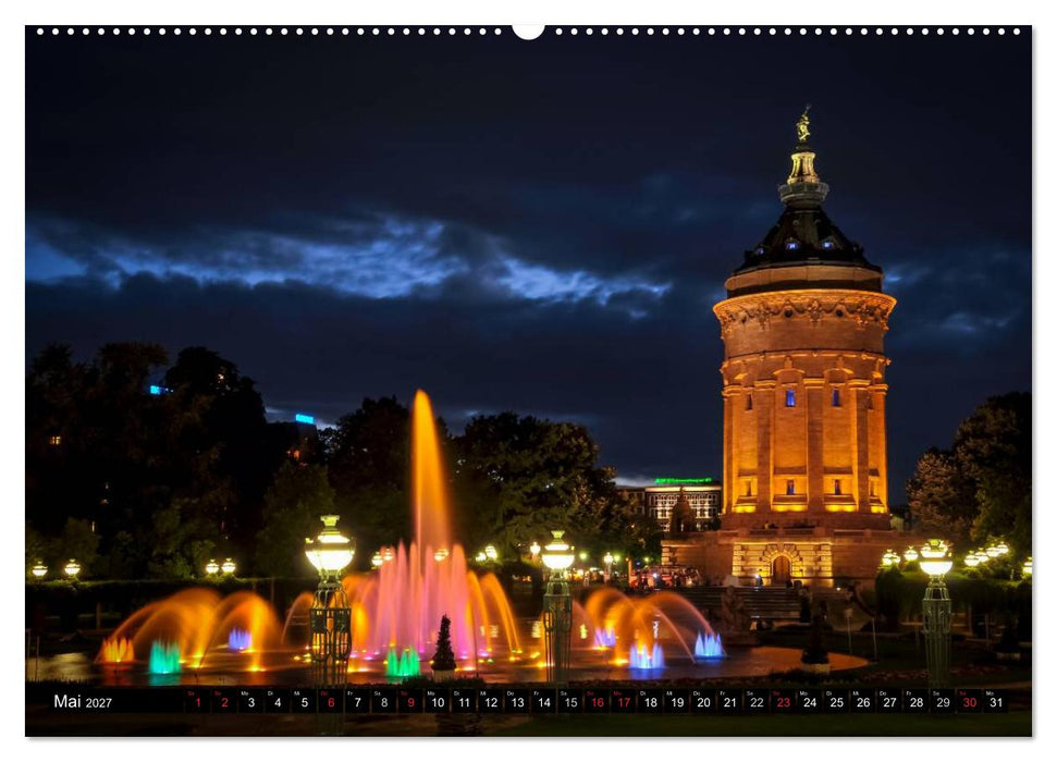 Mannheimer Ansichten 2027 (CALVENDO Wandkalender 2027)