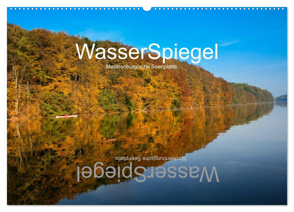 WasserSpiegel Mecklenburgische Seenplatte (CALVENDO Wandkalender 2027)