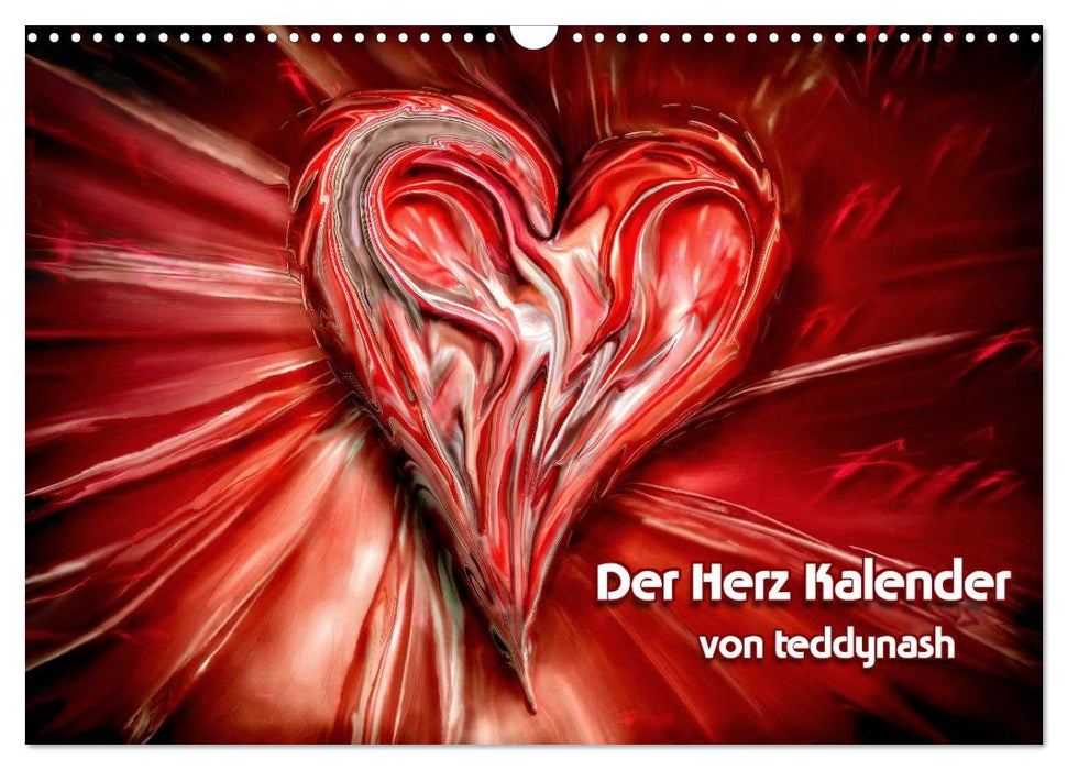 Der Herz Kalender (CALVENDO Wandkalender 2027)