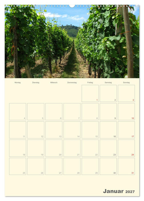 Unterwegs im Elsass – Terminplaner (CALVENDO Wandkalender 2027)