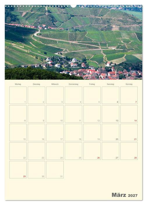 Unterwegs im Elsass – Terminplaner (CALVENDO Wandkalender 2027)