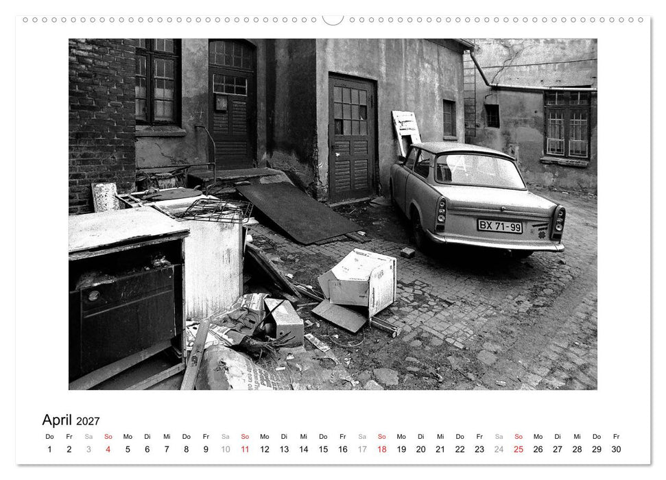 Aus - Zeit der Trabanten (CALVENDO Wandkalender 2027)