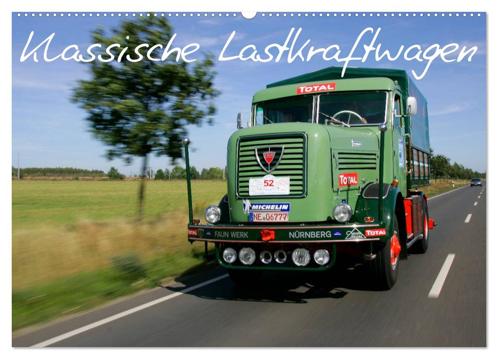 Klassische Lastkraftwagen (CALVENDO Wandkalender 2027)
