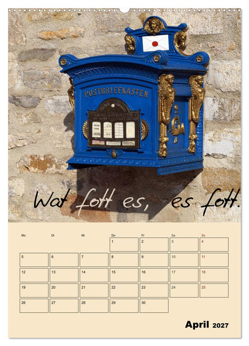 Kölsches Grundgesetz (CALVENDO Premium Wandkalender 2027)