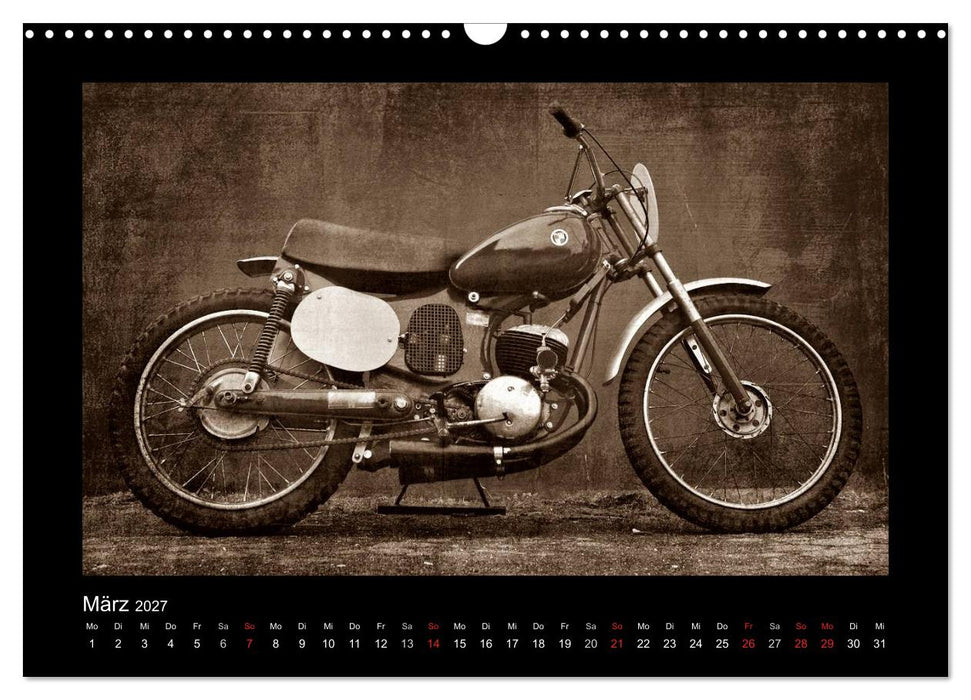 Motorrad Oldtimer (CALVENDO Wandkalender 2027)