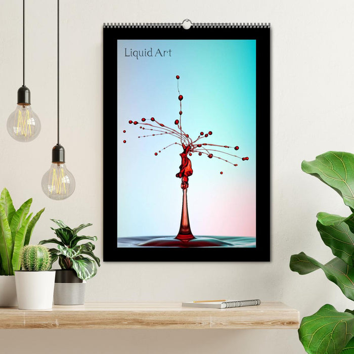 Liquid Art - Wassertropfen in Perfektion (CALVENDO Wandkalender 2027)