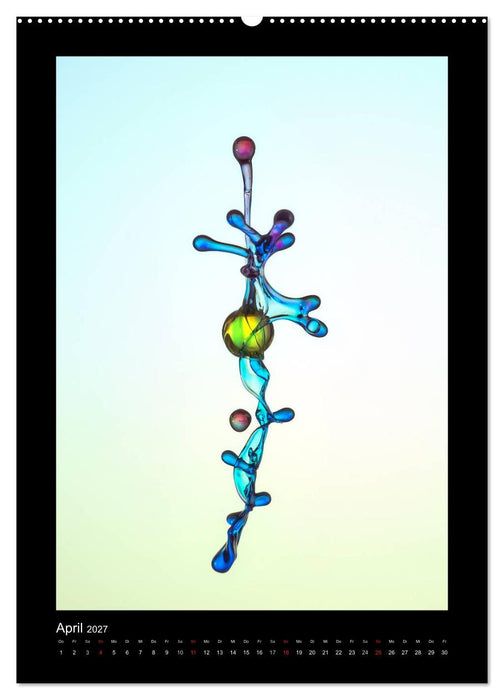 Liquid Art - Wassertropfen in Perfektion (CALVENDO Wandkalender 2027)