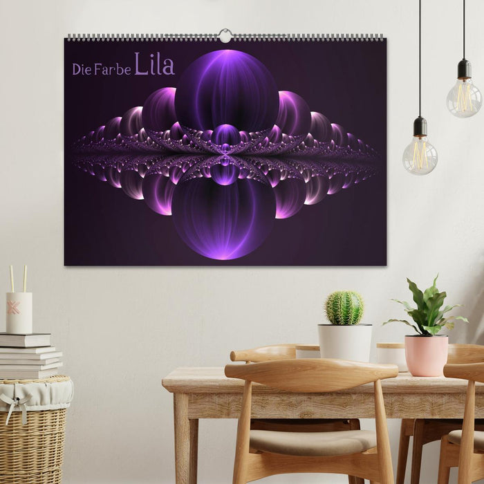 Die Farbe Lila (CALVENDO Wandkalender 2027)