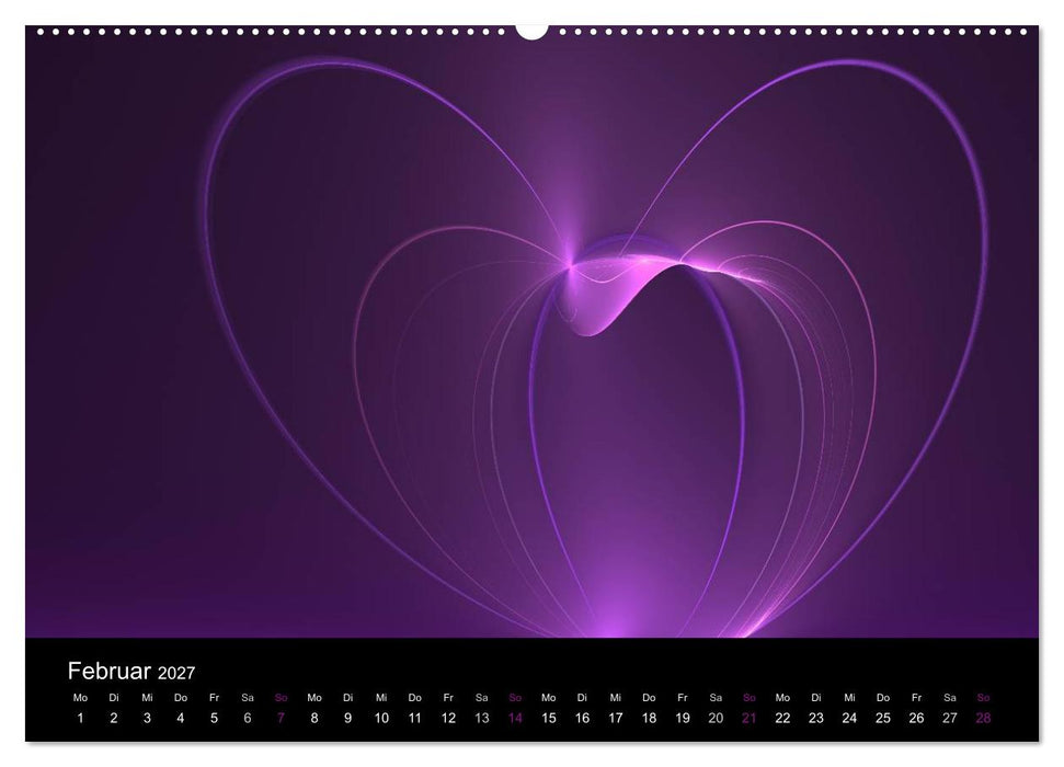 Die Farbe Lila (CALVENDO Wandkalender 2027)