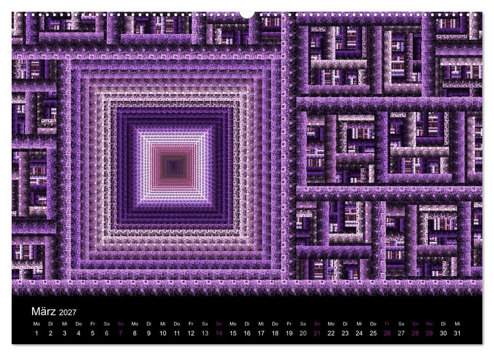Die Farbe Lila (CALVENDO Wandkalender 2027)