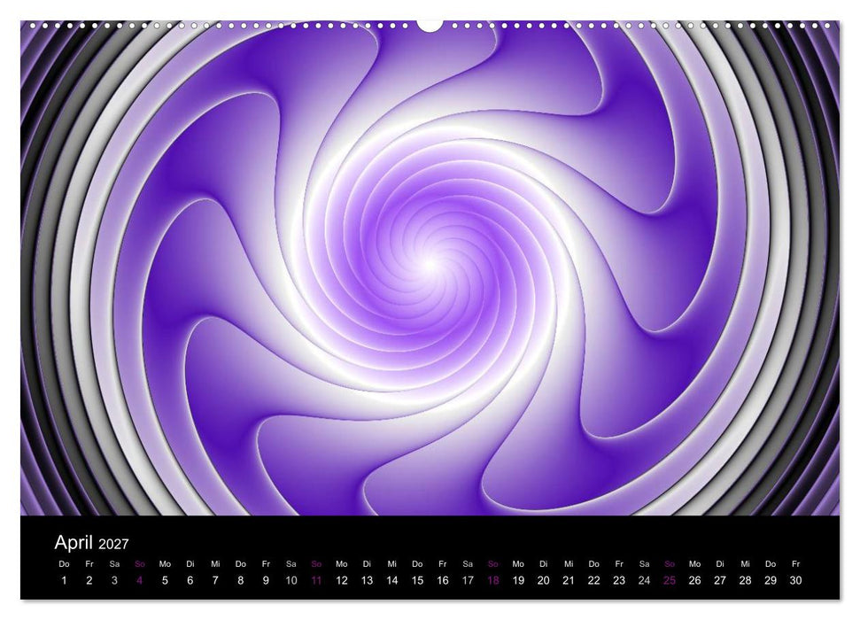 Die Farbe Lila (CALVENDO Wandkalender 2027)