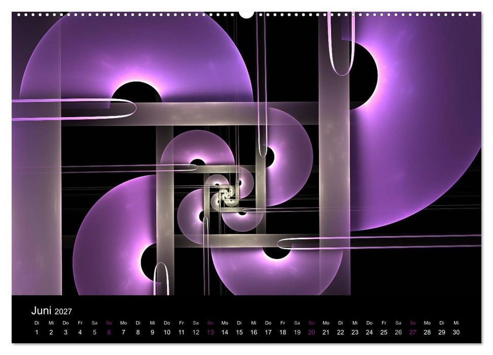 Die Farbe Lila (CALVENDO Wandkalender 2027)