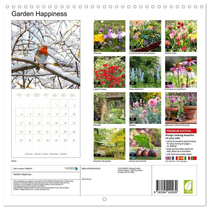 Garden Happiness (CALVENDO Monthly Calendar 2027)