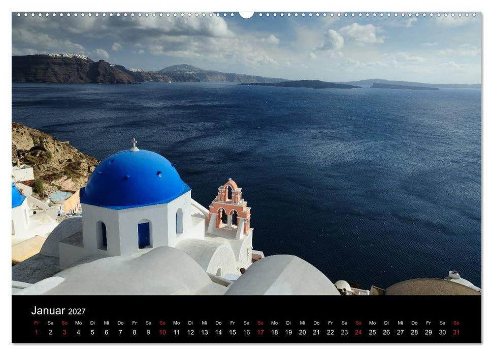 Kykladen - Inseln im Licht (CALVENDO Wandkalender 2027)