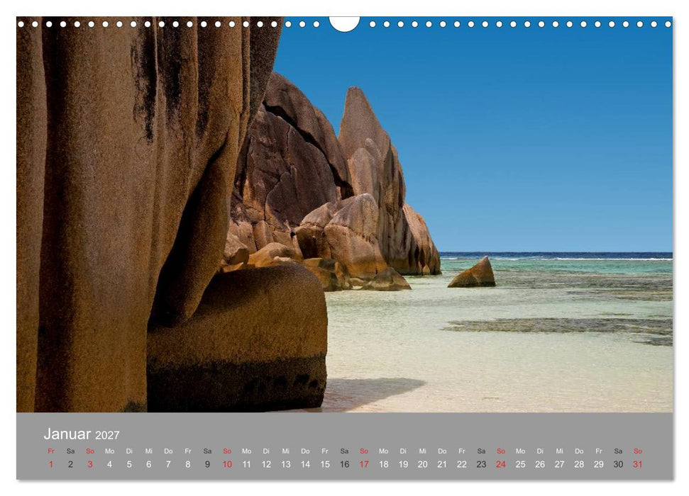 Seychellen (CALVENDO Wandkalender 2027)