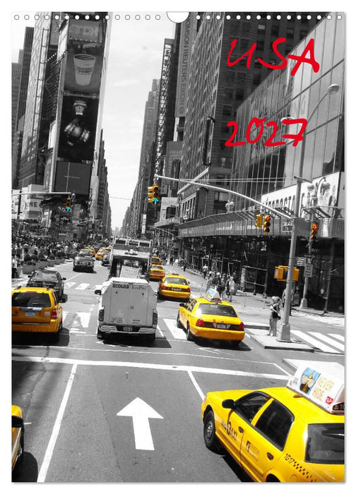 USA 2027 (CALVENDO Wandkalender 2027)