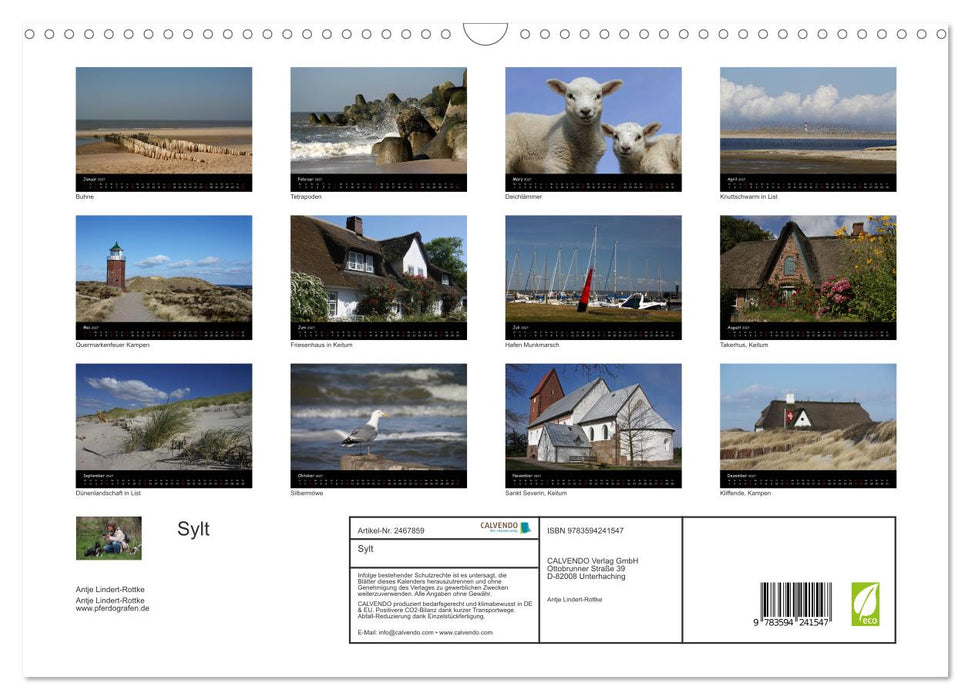 Sylt (CALVENDO Wandkalender 2027)
