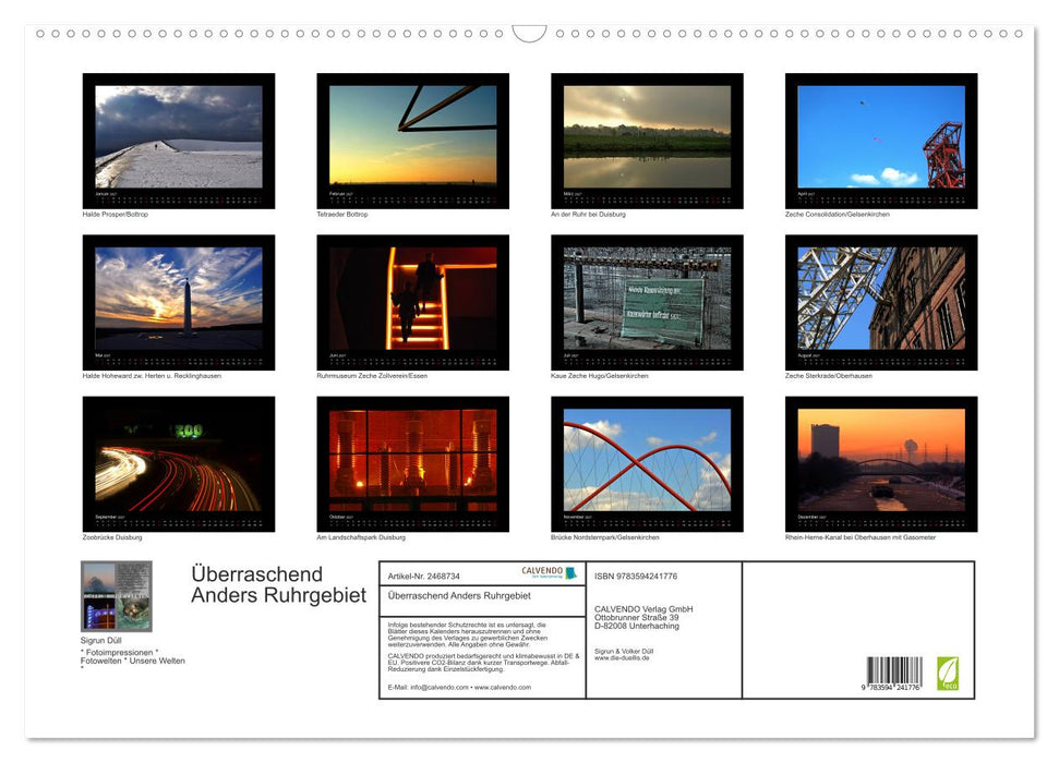 Überraschend Anders Ruhrgebiet (CALVENDO Wandkalender 2027)