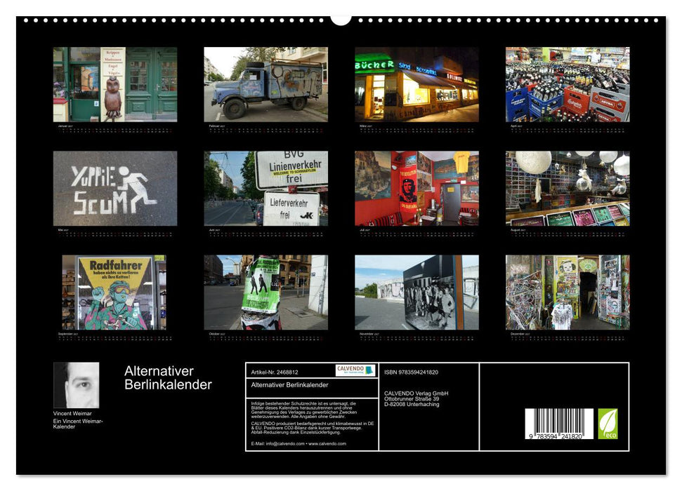 Alternativer Berlinkalender (CALVENDO Premium Wandkalender 2027)